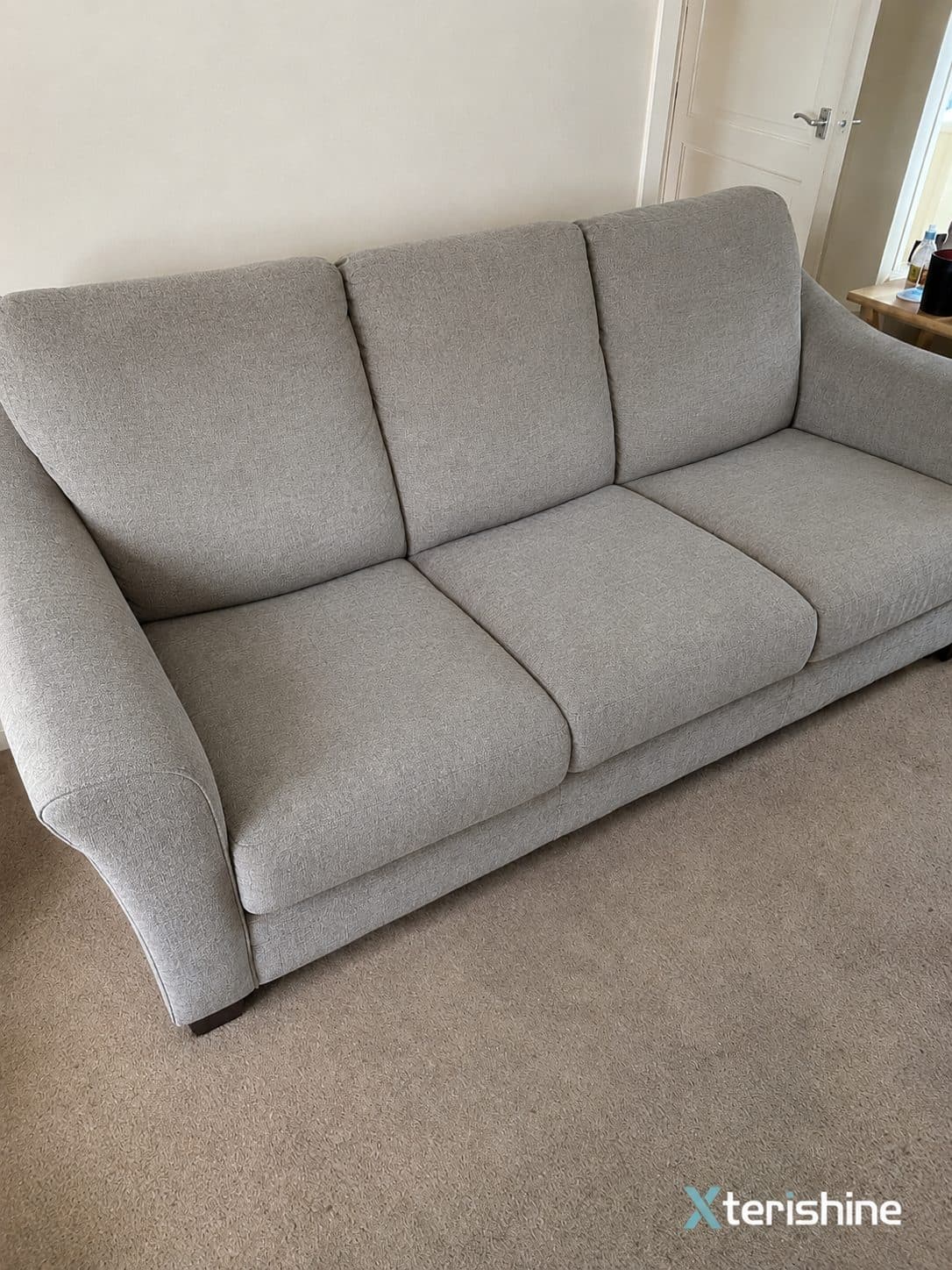 After — Fabric sofa refresh
